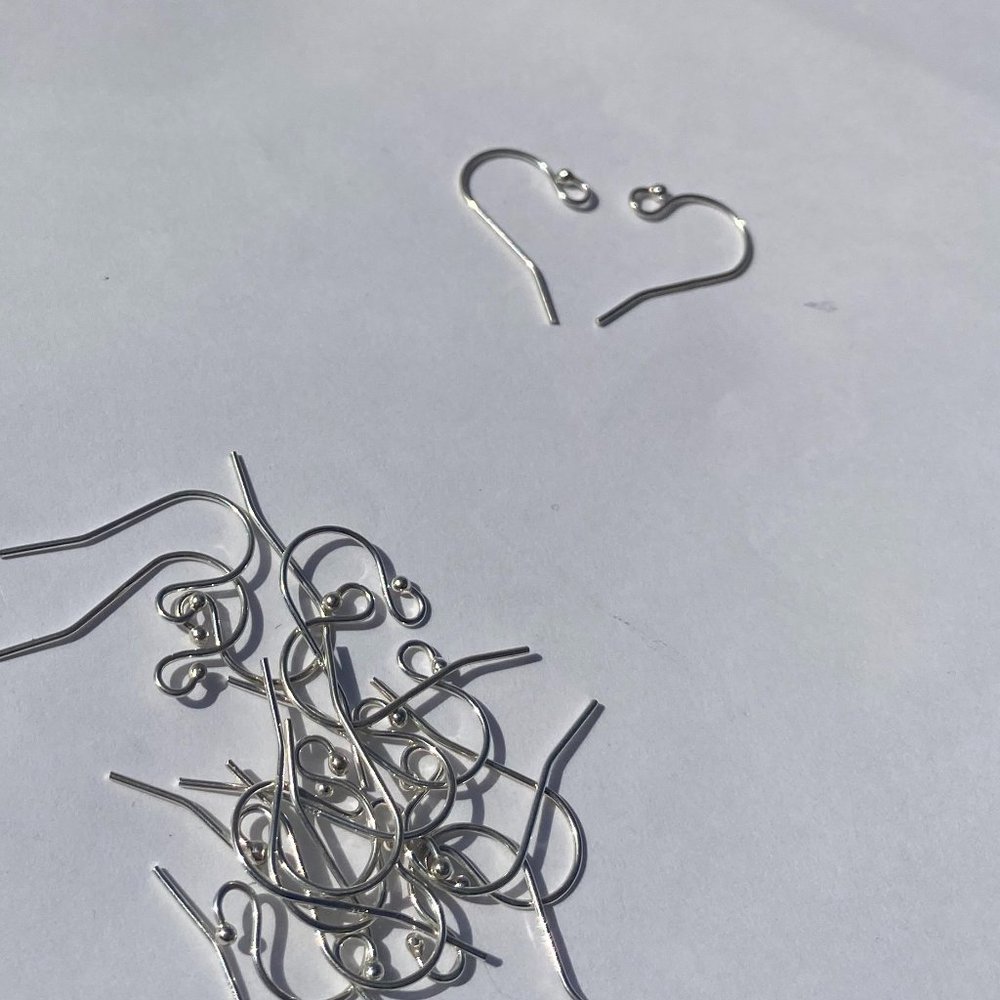 Sterling Silver Earring Hooks [ 5 PAIRS]